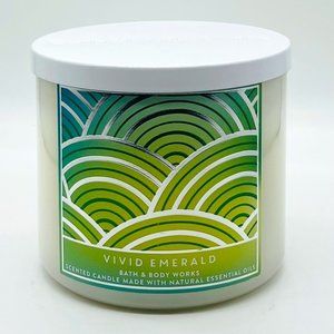 BBW Vivid Emerald 3-Wick Candle